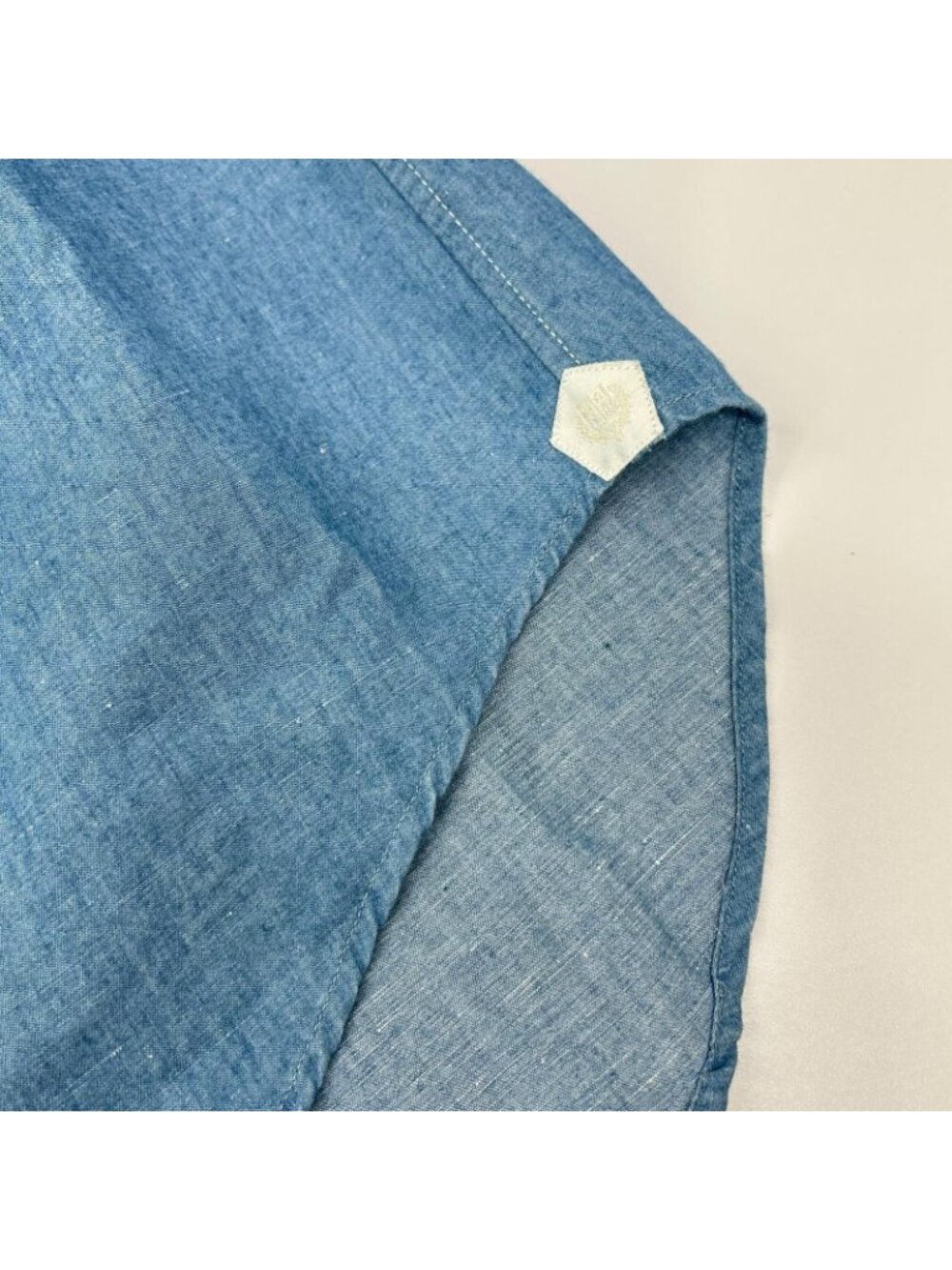 Loro Piana Light Blue Cotton Linen Shirt - Picture 9 of 9
